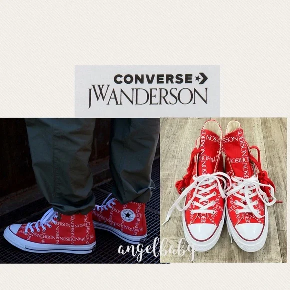 Converse X JW Anderson Chuck 70 High Top in Red/White!
